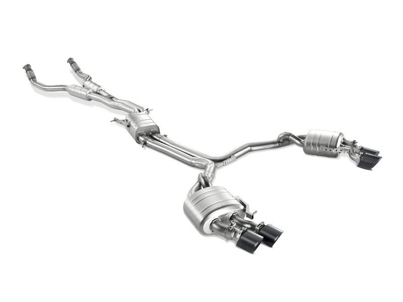 Akrapovic Evolution Line Titanium Cat Back Exhaust System for 2013-2017 Audi S6 and S7 Models