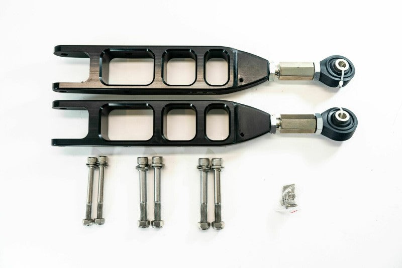 ISC Suspension 08-21 Subaru Impreza V3 Rear Adjustable Control Arms - Stealth Series Black (S012CA-V3BL)