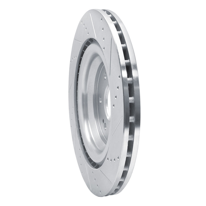 R1 Concepts Front Left Drilled & Slotted Brake Rotor for 2014-2020 Cadillac Escalade ESV