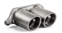Akrapovic Titanium Tail Pipe Set for 2014-2020 Porsche 911 GT3 RS (991.2) – Part Number akrTP-T/S/19