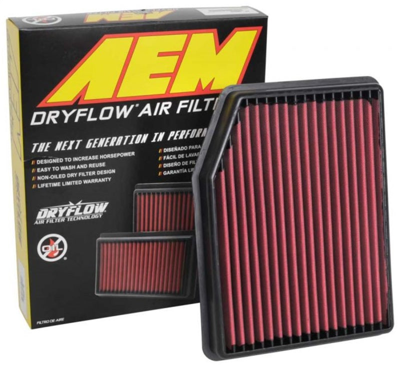 AEM Induction 28-50083 DryFlow Air Filter for 2019 Chevrolet Silverado 1500 V8-5.3L Fuel Injection