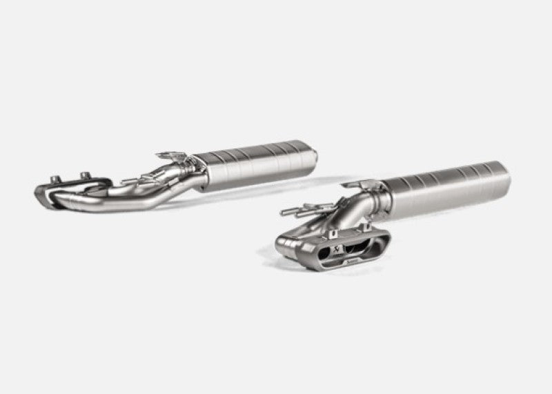 Akrapovic Evolution Line Exhaust System with Catalytic Converter for 2019 Mercedes-Benz G63 AMG – Titanium