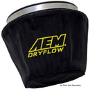 AEM Induction Dryflow Pre-Filter Part Number AEM1-4002 - Black, 7.5 in x 5 in x 5 in