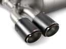 Akrapovic Carbon Tail Pipe Set for BMW M3 M4 (2014-2017) - Part Number akrTP-CT/26