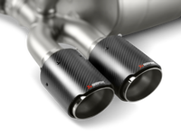 Akrapovic Carbon Tail Pipe Set for BMW M3 M4 (2014-2017) - Part Number akrTP-CT/26