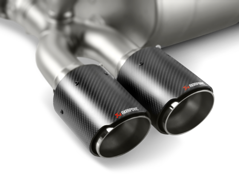 Akrapovic Carbon Tail Pipe Set for BMW M3 M4 (2014-2017) - Part Number akrTP-CT/26