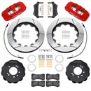 Wilwood Aerolite 6R Front Big Brake Kit for Nissan 240SX, Skyline, and 300ZX with 14-Inch SLT Rotors - Red
