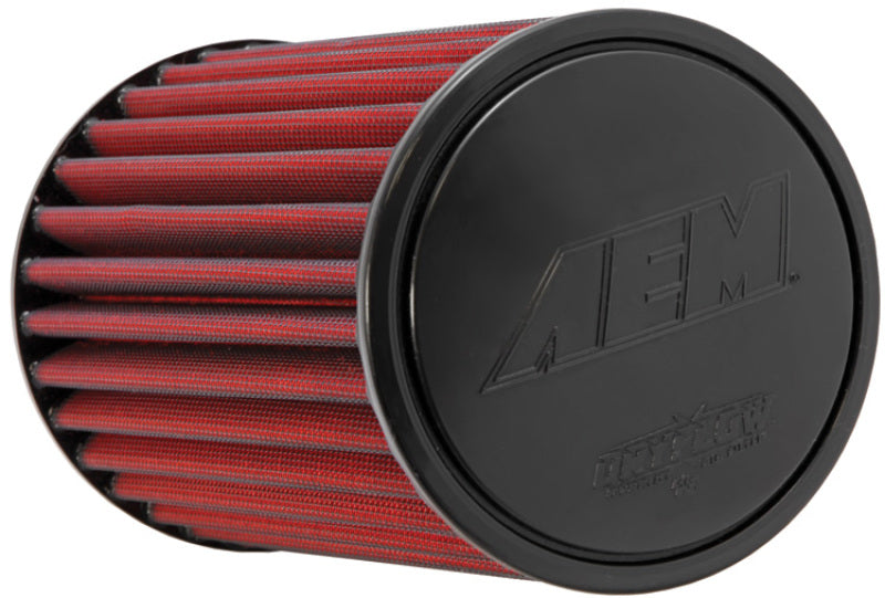 AEM Induction 21-2049DK Dryflow Universal Clamp-On Air Filter - 3.5 Inch Short Neck, 9 Inch Element