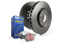 EBC S20 Brake Pad and Rotor Kit for 2015-2018 Subaru WRX - Front and Rear OEM Replacement