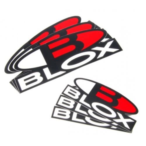 BLOX Racing Medium Logo Die Cut Decal for Automotive Enthusiasts