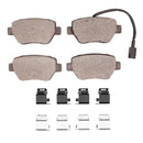 R1 2014-2016 Maserati Ghibli Rear R1 Euro Ceramic Pads & Hardware Kit