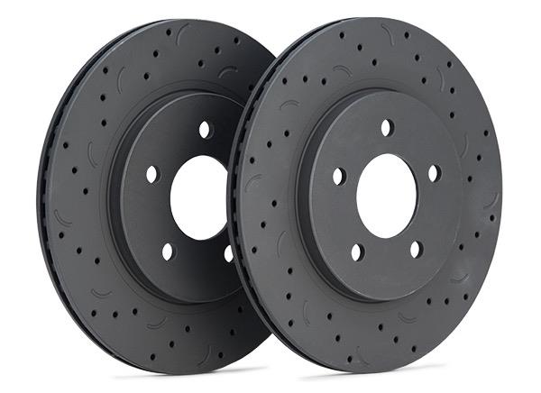 Hawk Talon 1997 Acura Integra GS Drilled and Slotted Front Brake Rotor Set