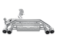 Akrapovic Slip-On Line Exhaust for 2011-2012 BMW 1 Series M Coupe - Titanium Part Number AKR-M-BM/T/4H