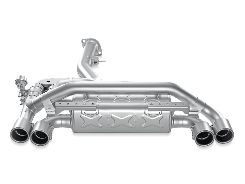 Akrapovic Slip-On Line Exhaust for 2011-2012 BMW 1 Series M Coupe - Titanium Part Number AKR-M-BM/T/4H