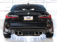 AWE Tuning SwitchPath Cat-Back Exhaust for BMW G8X M3/M4 - Chrome Silver Tips