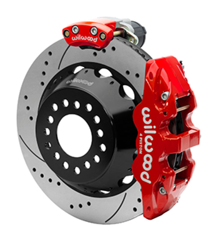 Wilwood EPB Rear Kit AERO4 12 Bolt 2.75 Offset - Enhanced Brake Performance