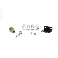 BLOX Racing Remote Oil Filter Relocation Kit - Polished for Enhanced Engine Access
