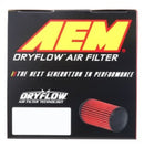 AEM Induction 3-Inch Short Neck 8-Inch Air Filter Part Number AEM21-2038DK