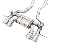 AWE Tuning SwitchPath Cat-Back Exhaust for BMW G8X M3/M4 - Chrome Silver Tips