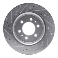 R1 Concepts Ford F-150 RWD Front Right Drilled & Slotted Silver Brake Rotor (Part # RNC631-54204R)