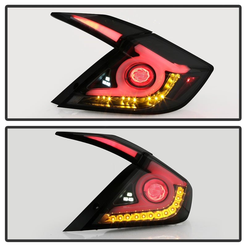SPY Light Bar LED Tail Lights - Black Smoke