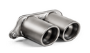 Akrapovic Titanium Tail Pipe Set for 2018-2020 Porsche 911 GT3 (991.2) | Part AKRTP-T/S/17