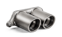 Akrapovic Titanium Tail Pipe Set for 2018-2020 Porsche 911 GT3 (991.2) | Part AKRTP-T/S/17