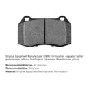 R1 2003-2008 Infiniti G35 Front R1 Optimum OE Pads & Hardware Kit