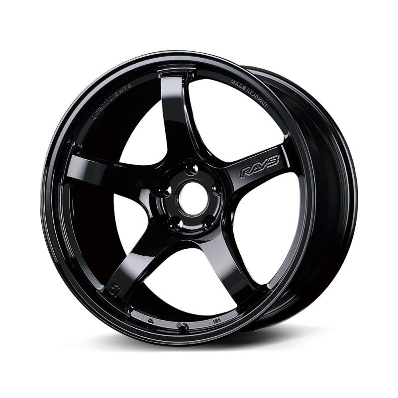 Gram Lights 57CR 19X9.5 +25 5-114.3 - Semi Gloss Black (WGCR425EH)
