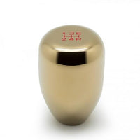 BLOX Racing 6-Speed Billet Shift Knob - Gun Metal, 12x1.25mm Thread
