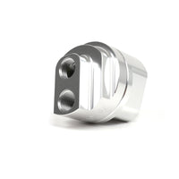 BLOX Racing Remote Oil Filter Relocation Kit - Polished for Enhanced Engine Access