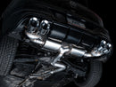 AWE MK8 Volkswagen Golf R 3in Touring Edition Quad Exhaust - Chrome Silver Tips