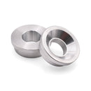 BLOX Racing 2-Piece Billet Aluminum Solid Shifter Bushing for Honda Civic and Acura Integra - Silver