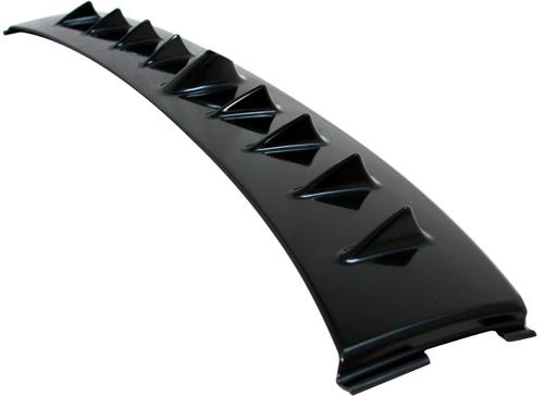 BLOX Racing Vortex Generator Blades with Shark Fin for 2013-2015 Scion FR-S and Subaru BRZ, ABS Black