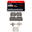 R1 2008-2015 Mitsubishi Lancer Rear R1 Optimum OE Pads & Hardware Kit