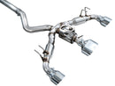 AWE 23-24 Toyota GR Corolla Track Edition Catback Exhaust - Chrome Silver Tips