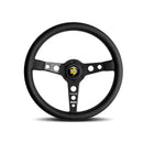 MOMO Prototipo 6C Steering Wheel 350mm - Black Leather and Gray Spoke