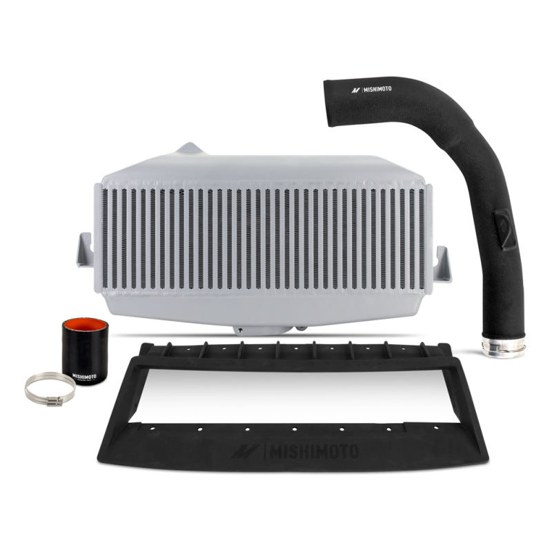 Mishimoto 22+ Subaru WRX Top-Mount Intercooler Kit with Silver Core and Black Pipes