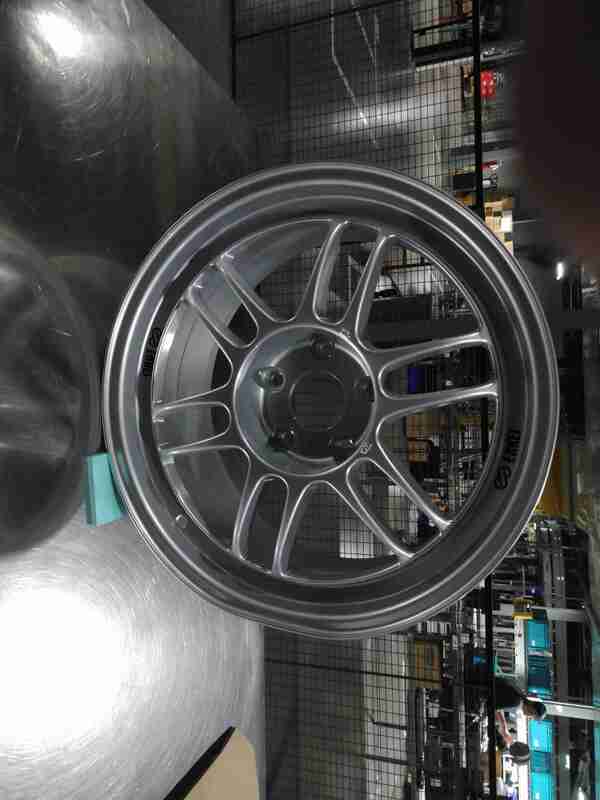 Enkei RPF1 17x8 5x114.3 35mm Offset 73mm Bore Silver Wheel Evo 8/9 (enk3797806535SP) — Scratch & Dent