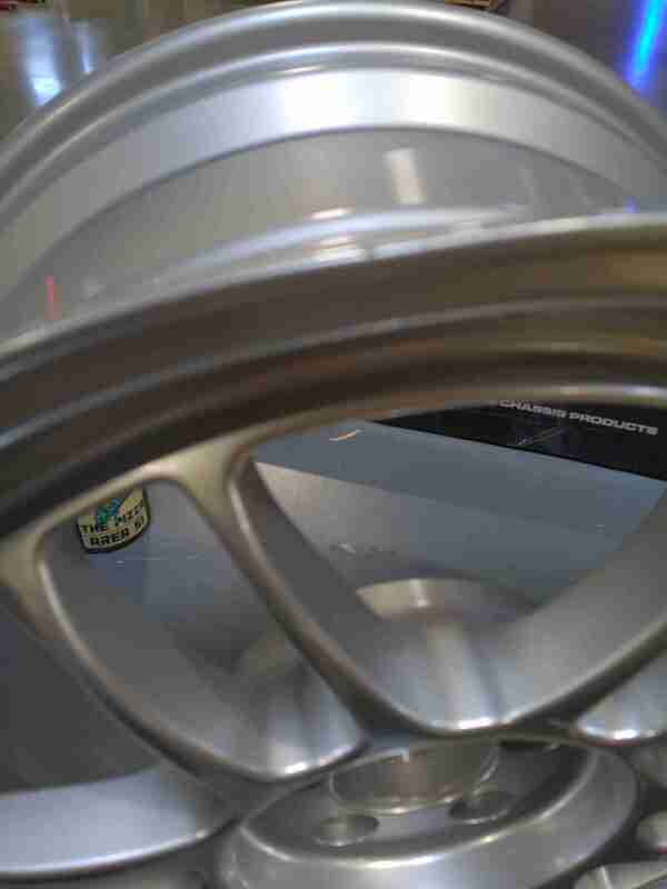 Enkei RPF1 17x8 5x100 45mm Offset 73mm Bore Silver Wheel 02-10 WRX & 04 STI — Scratch & Dent