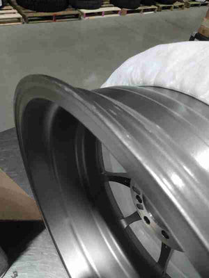Enkei J10 17x7 4x100/114.3 42mm Offset 72.62mm Bore Dia Silver w/ Machined Lip Wheel (409-770-10SP) — Scratch & Dent