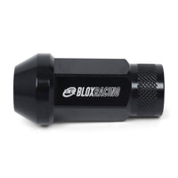 BLOX Racing Street Series Forged Lug Nuts - Black 12 x 1.5mm - Set of 16