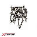 BLOX Racing M8x1.25x55mm Titanium Threaded Bolt - High-Strength Automotive Fastener