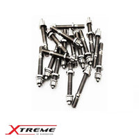 BLOX Racing M8x1.25x55mm Titanium Threaded Bolt - High-Strength Automotive Fastener