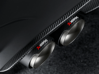 Akrapovic Carbon Tail Pipe Set for BMW M3 M4 (2014-2017) - Part Number akrTP-CT/26