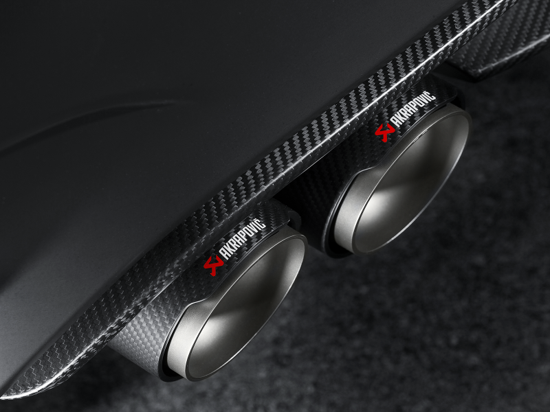 Akrapovic Carbon Tail Pipe Set for BMW M3 M4 (2014-2017) - Part Number akrTP-CT/26