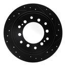 R1 Concepts Lexus GX460 Rear Right Drilled & Slotted Brake Rotor (Part #RNC633-76143R)