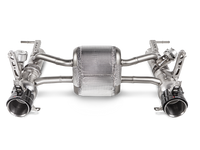 Akrapovic Slip-On Line for Ferrari 488 GTB & Spider (2016-2017) Titanium with Carbon Tips
