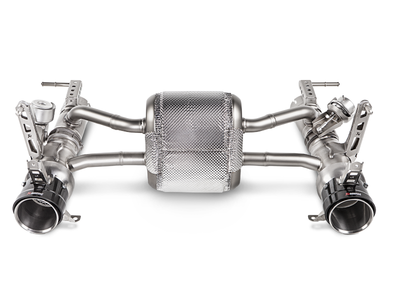 Akrapovic Slip-On Line for Ferrari 488 GTB & Spider (2016-2017) Titanium with Carbon Tips