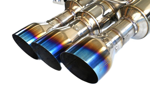 Invidia 22+ HONDA CIVIC TYPE-R FL5 R400 SINGLE LAYER TI TIP FULL CAT-BACK (NON POLISH PIPE) (HS22CTRFGM3STL)